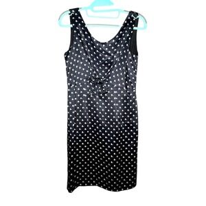 Vintage Moschino‎ Dress Womens 10 Navy Barbie Head Print Wiggle Rare Italy